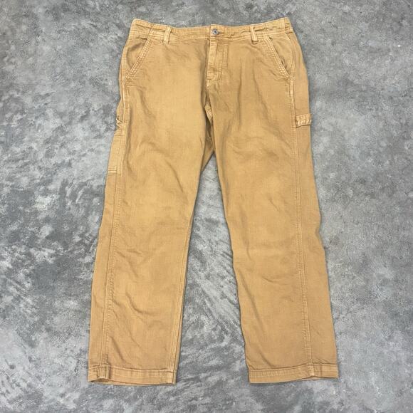Pilcro and the Letterpress by Anthropologie Khaki Carpenter Pants Womens 30 - Picture 1 of 9